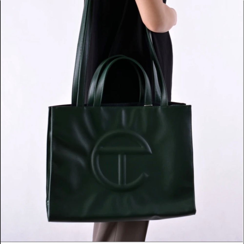 Telfar medium olive green #telfeezy